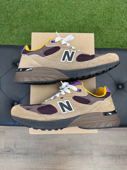 New Balance 993 MiUSA Mushroom Midnight Violet - Size 10 (U)