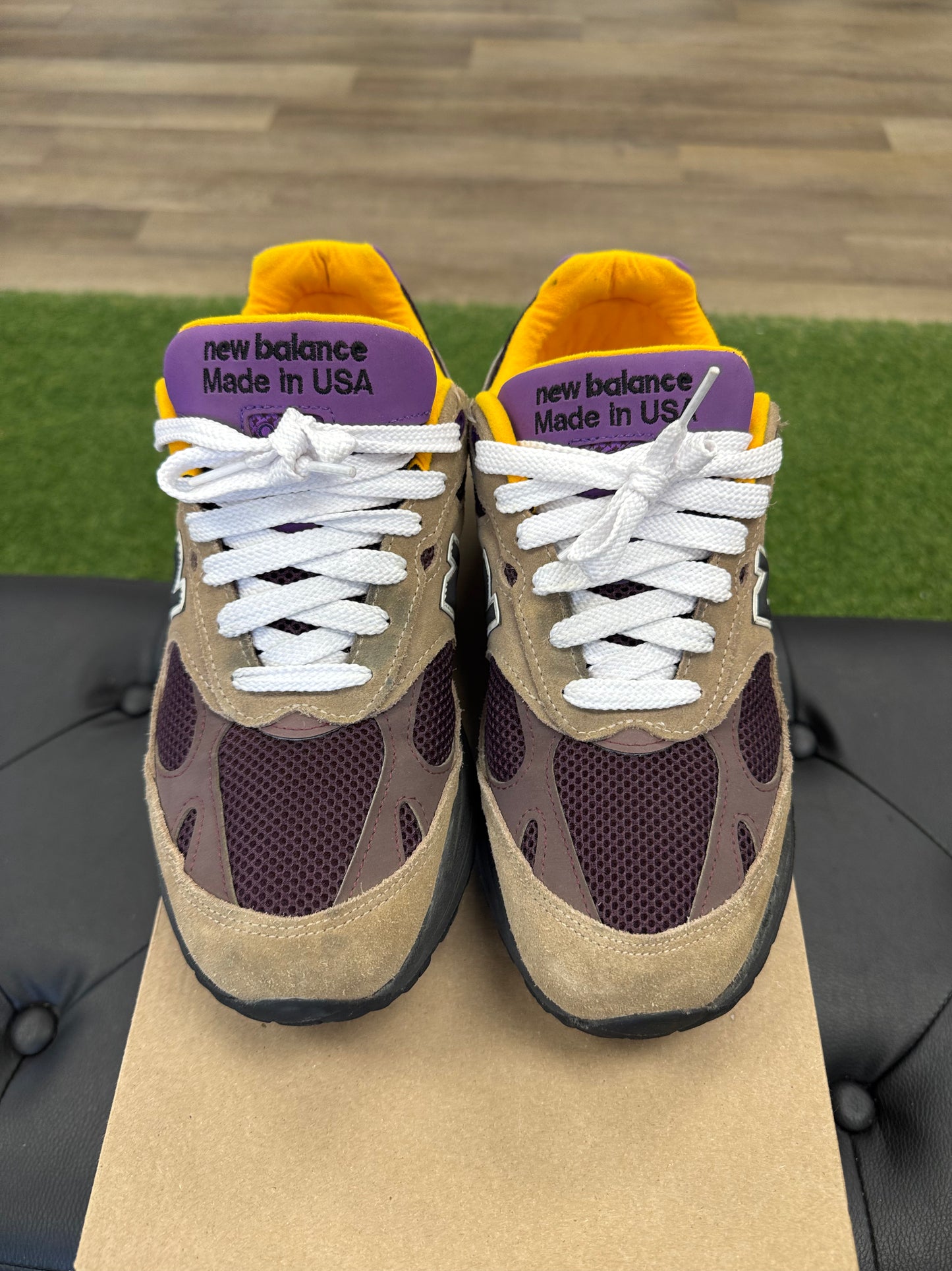 New Balance 993 MiUSA Mushroom Midnight Violet - Size 10 (U)