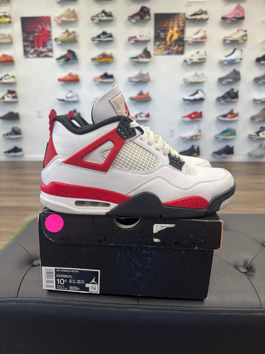 Jordan 4 Retro Red Cement - Size 10.5 (U)