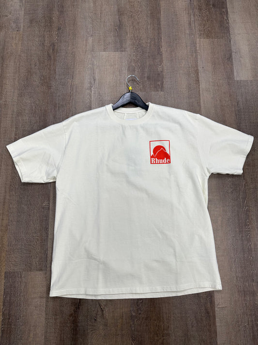 RHUDE Moonlight T-Shirt Cream - Size XS