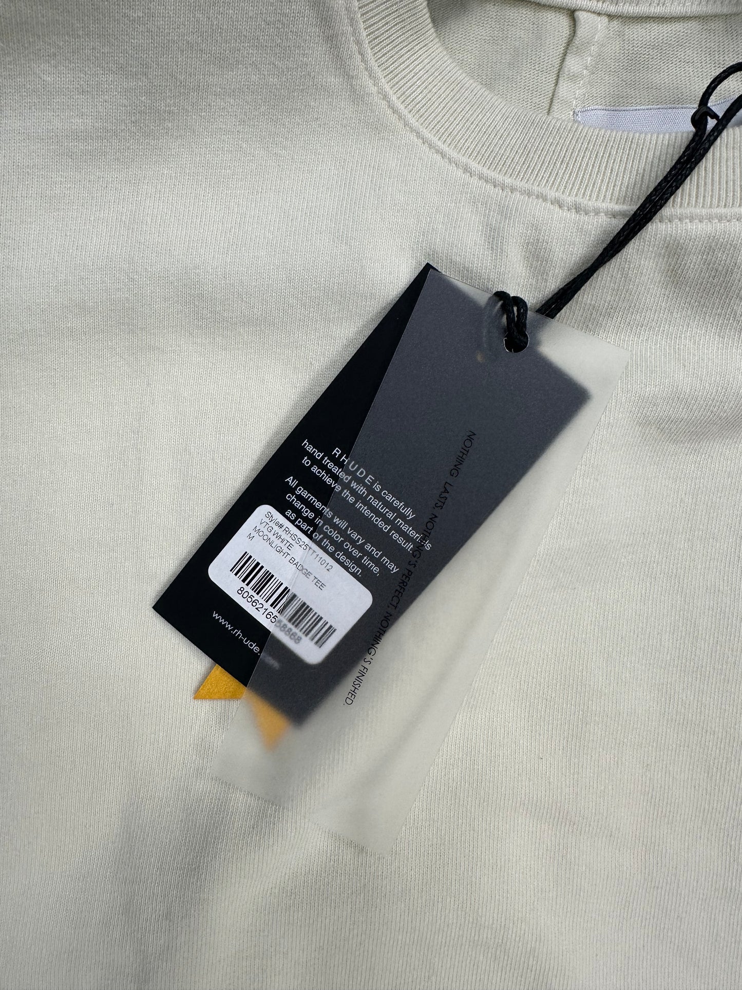 RHUDE Moonlight T-Shirt Cream - Size Small