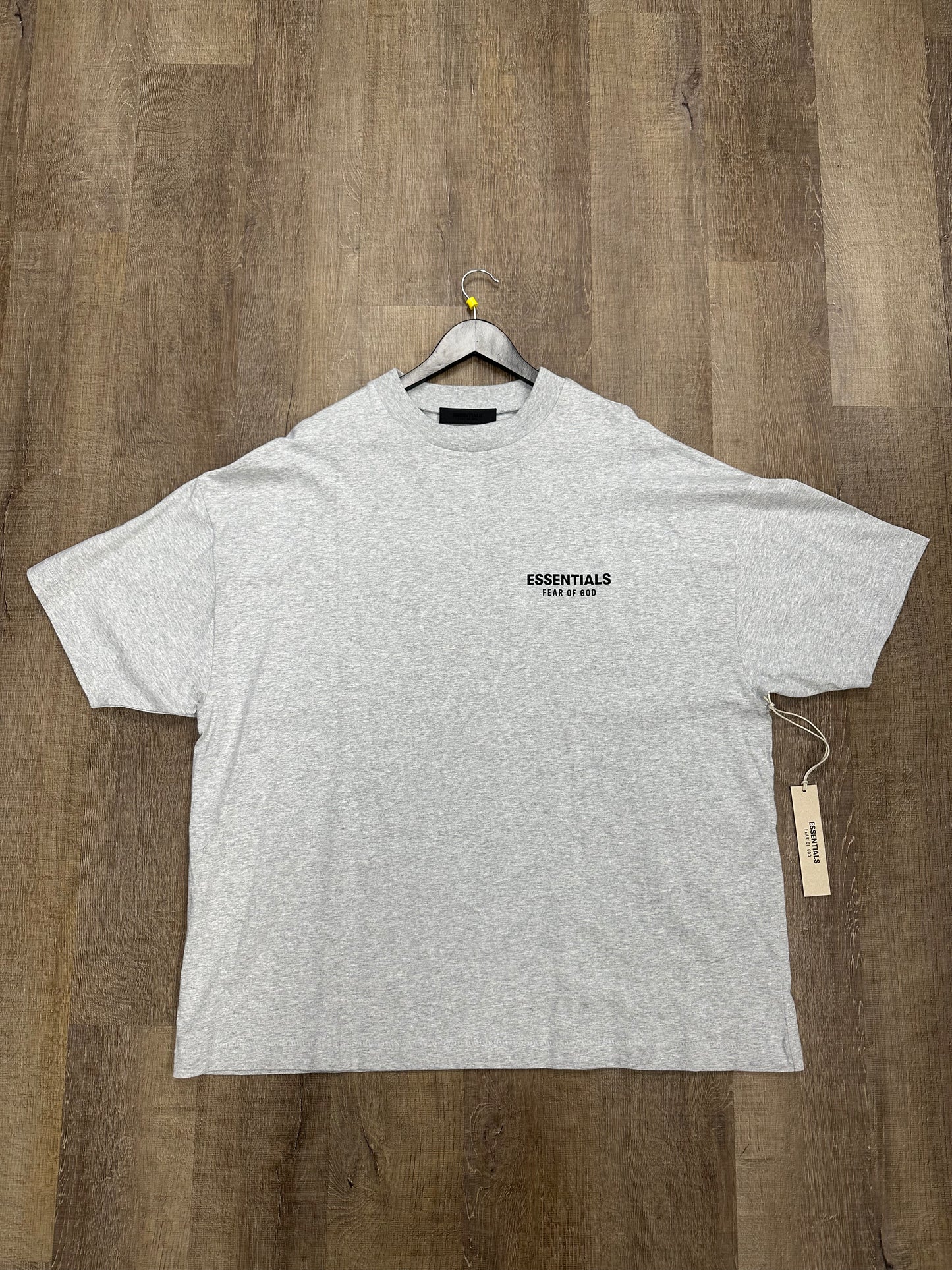 Fear of God Essentials Jersey Crewneck T-Shirt Light Heather Grey - Size Medium