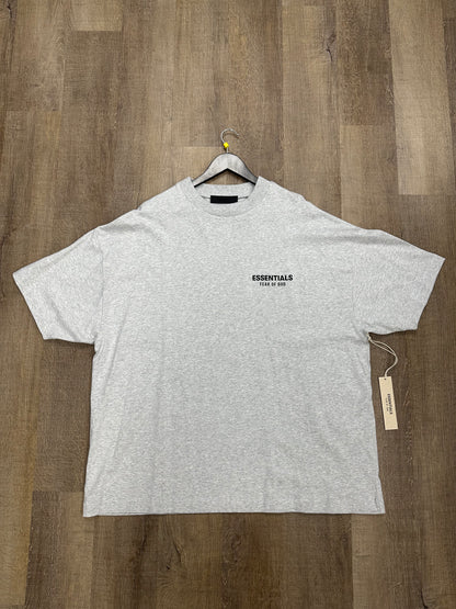 Fear of God Essentials Jersey Crewneck T-Shirt Light Heather Grey - Size Medium