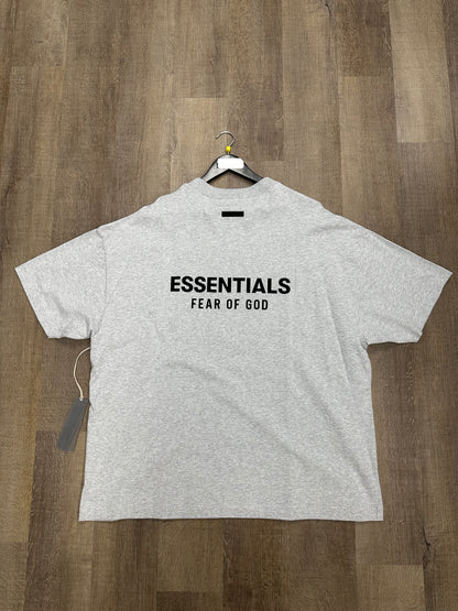 Fear of God Essentials Jersey Crewneck T-Shirt Light Heather Grey - Size Medium