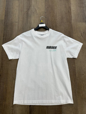 Hidden x Daniel Arsham Eroded H Logo Tee White - Size Medium