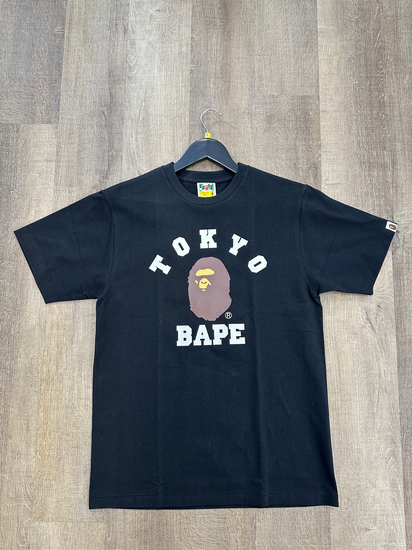 BAPE City Tokyo College Tee (SS23) Black - Size Medium