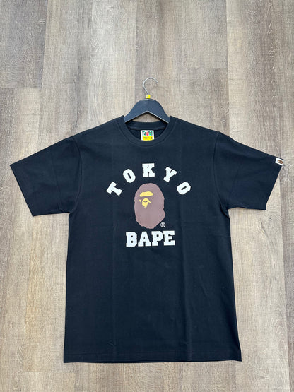 BAPE City Tokyo College Tee (SS23) Black - Size Medium
