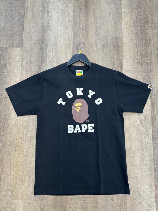BAPE City Tokyo College Tee (SS23) Black - Size Medium
