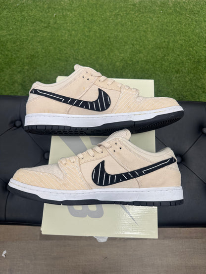 Nike SB Dunk Low Albino & Preto - Size 12 (U)