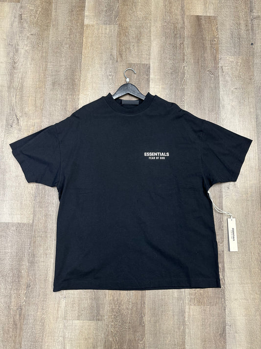 Fear of God Essentials Jersey Crewneck T-Shirt Black - Size XS