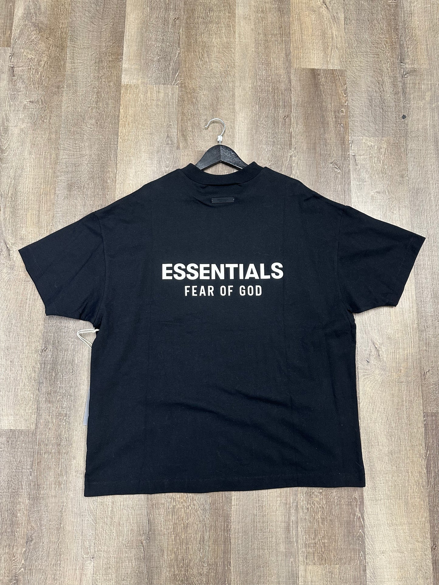 Fear of God Essentials Jersey Crewneck T-Shirt Black - Size XS