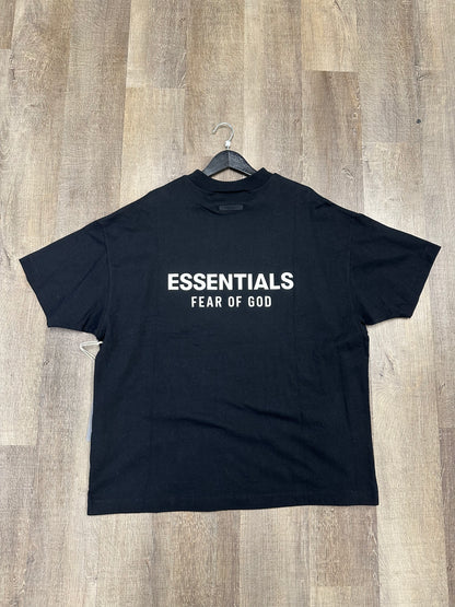 Fear of God Essentials Jersey Crewneck T-Shirt Black - Size XS