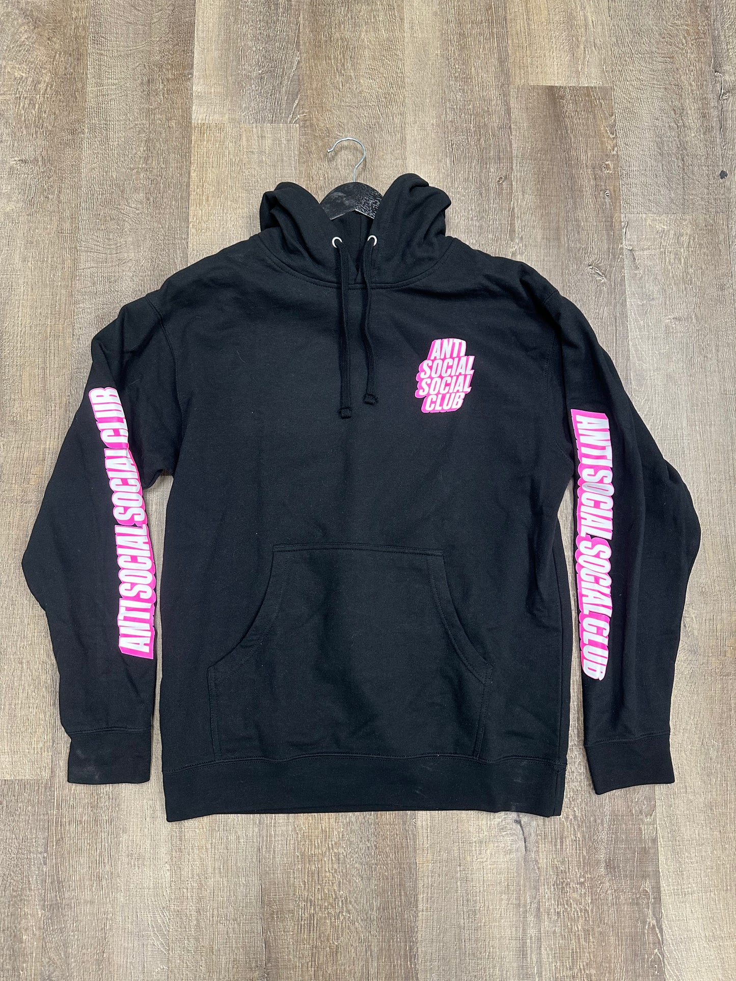 Anti Social Social Club Block Me Hoodie Black - Size Large (U)