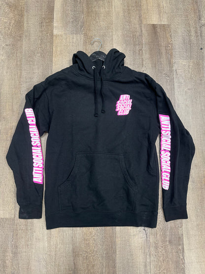Anti Social Social Club Block Me Hoodie Black - Size Large (U)