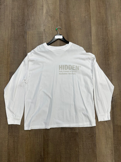 Hidden NY Past Present Future Long Sleeve White - Size XL
