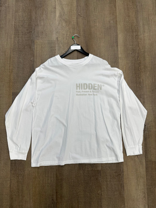 Hidden NY Past Present Future Long Sleeve White - Size XL