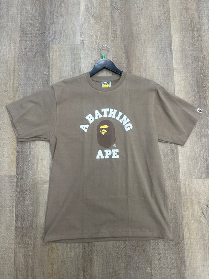 BAPE College Tee Brown - Size XL