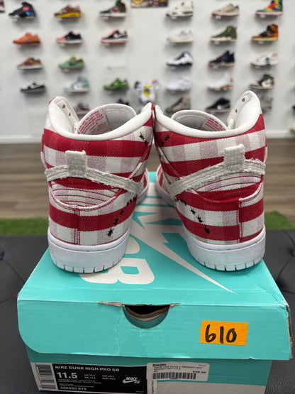 Nike SB Dunk High Picnic - Size 11.5 (U)