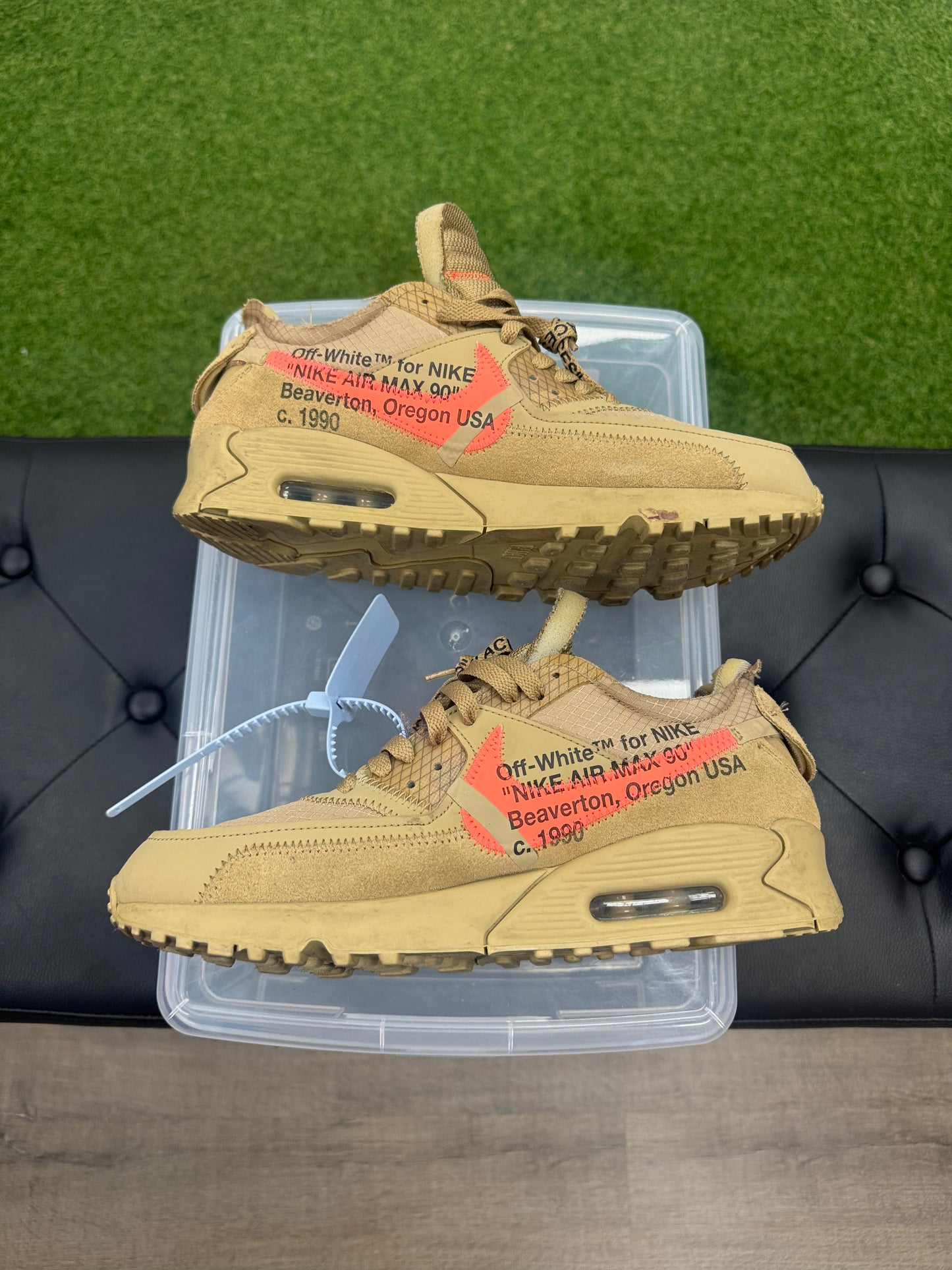 Nike Air Max 90 Off-White Desert Ore - Size 8 (U)