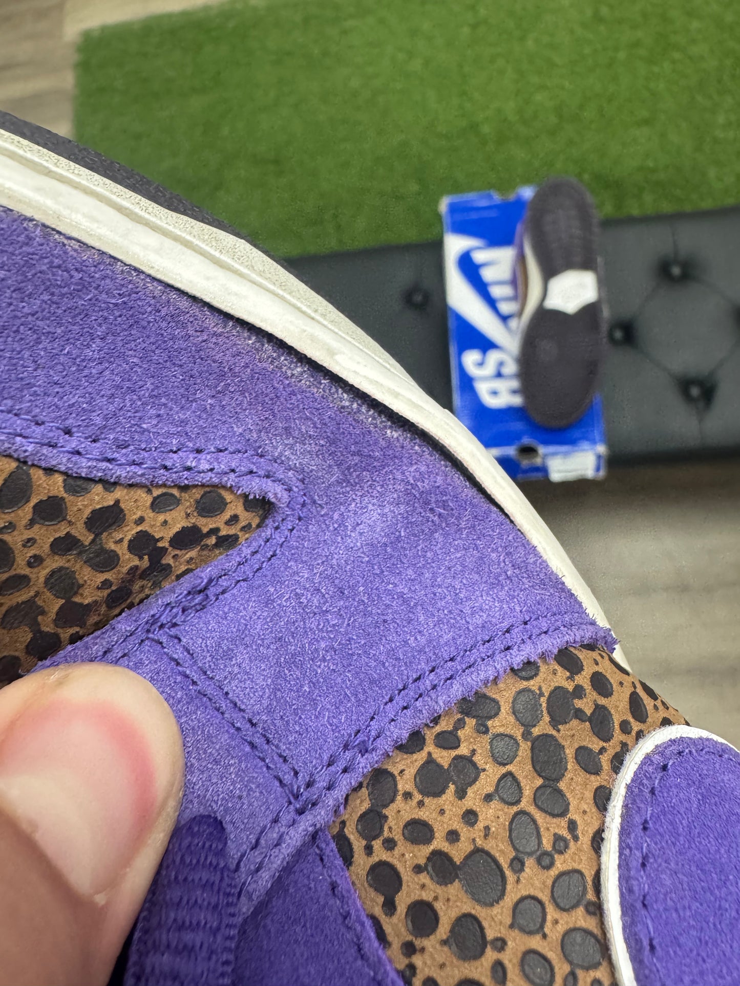 Nike SB Dunk Low Purple Safari - Size 9 (U)
