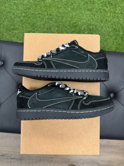 Jordan 1 Retro Low OG SP Travis Scott Black Phantom - Size 4 (U)