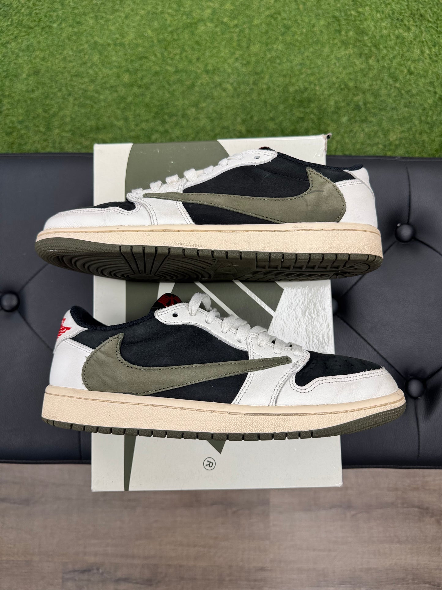 Jordan 1 Retro Low OG SP Travis Scott Olive (Women's) - Size 8.5W (U)