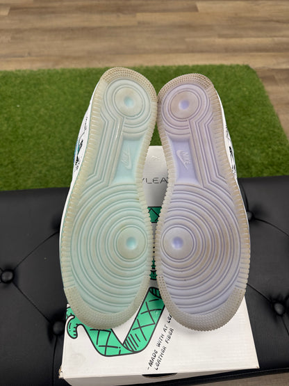 Nike Air Force 1 Flyleather Steve Harrington Earth Day (2019) - Size 11.5 (U)