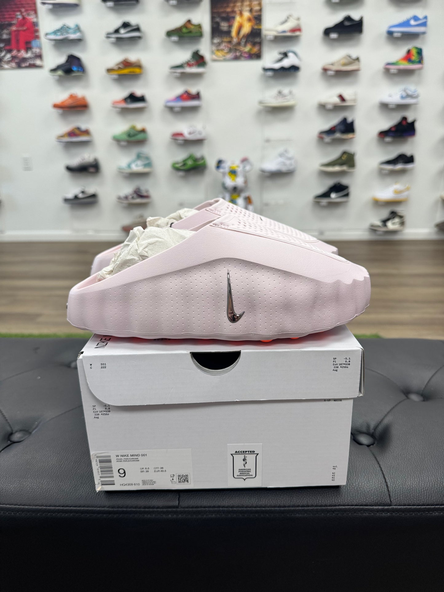 Nike Mind 001 Slide Pearl Pink (Women's) - Size 9