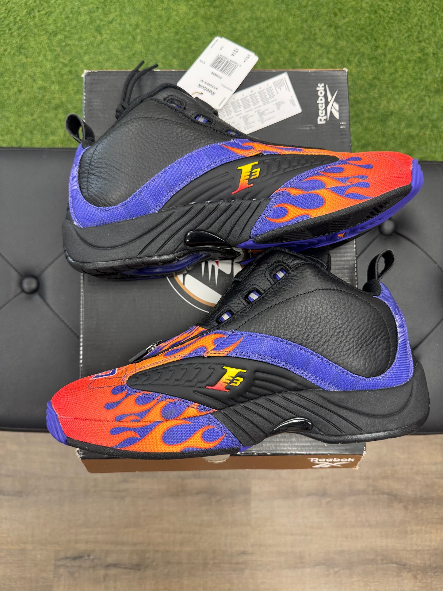 Reebok Answer IV Hot Rod - Size 9