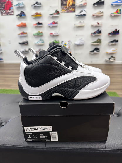 Reebok The Answer IV OG NBA Finals White Black - Size 9 (U)
