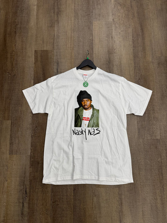 Supreme Nas Tee White - Size XL