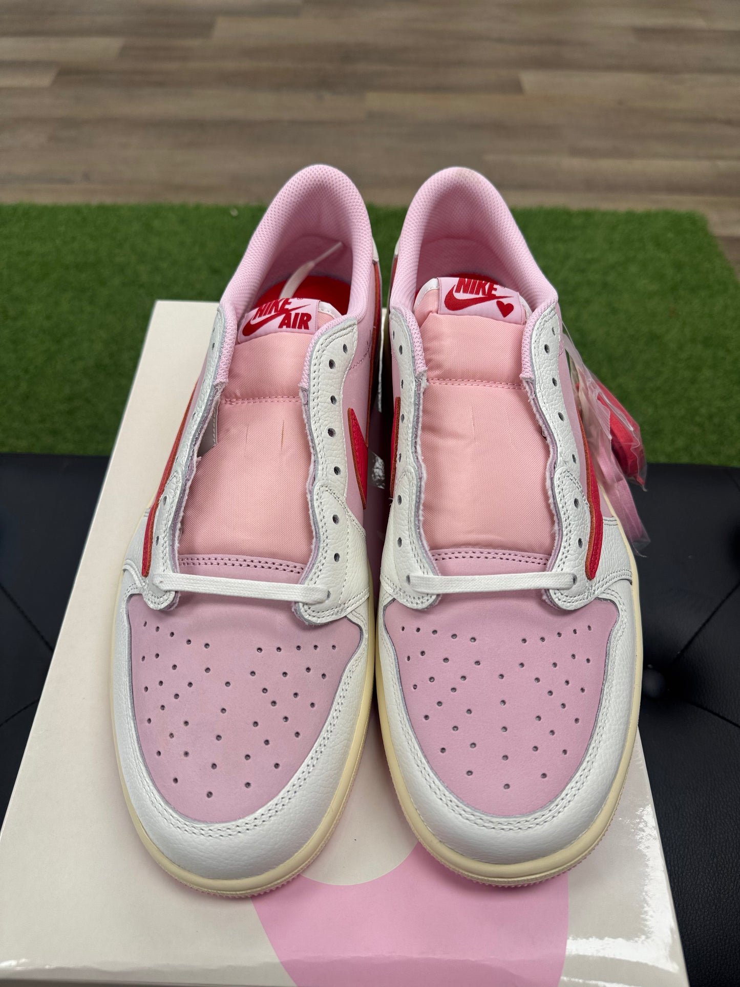 Jordan 1 Retro Low OG SP Travis Scott Sail Tropical Pink- Size 13