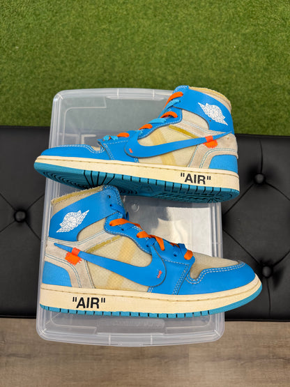 Jordan 1 Retro High Off-White University Blue - Size 6.5 (U)
