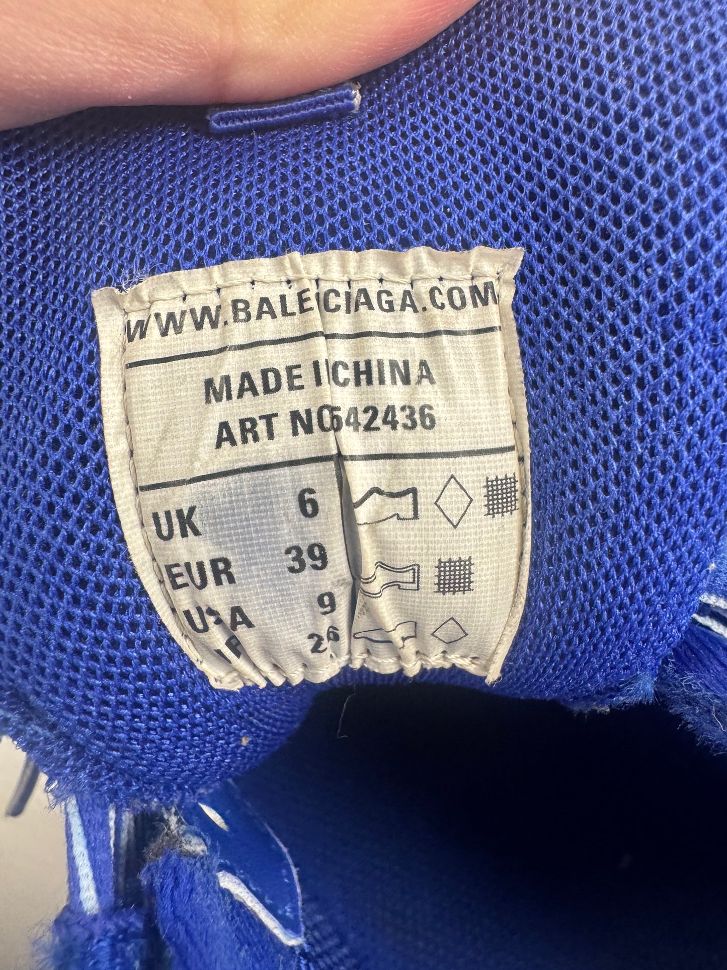 Balenciaga Track Sneaker Faded Blue (Women's) - Size 9 (U)