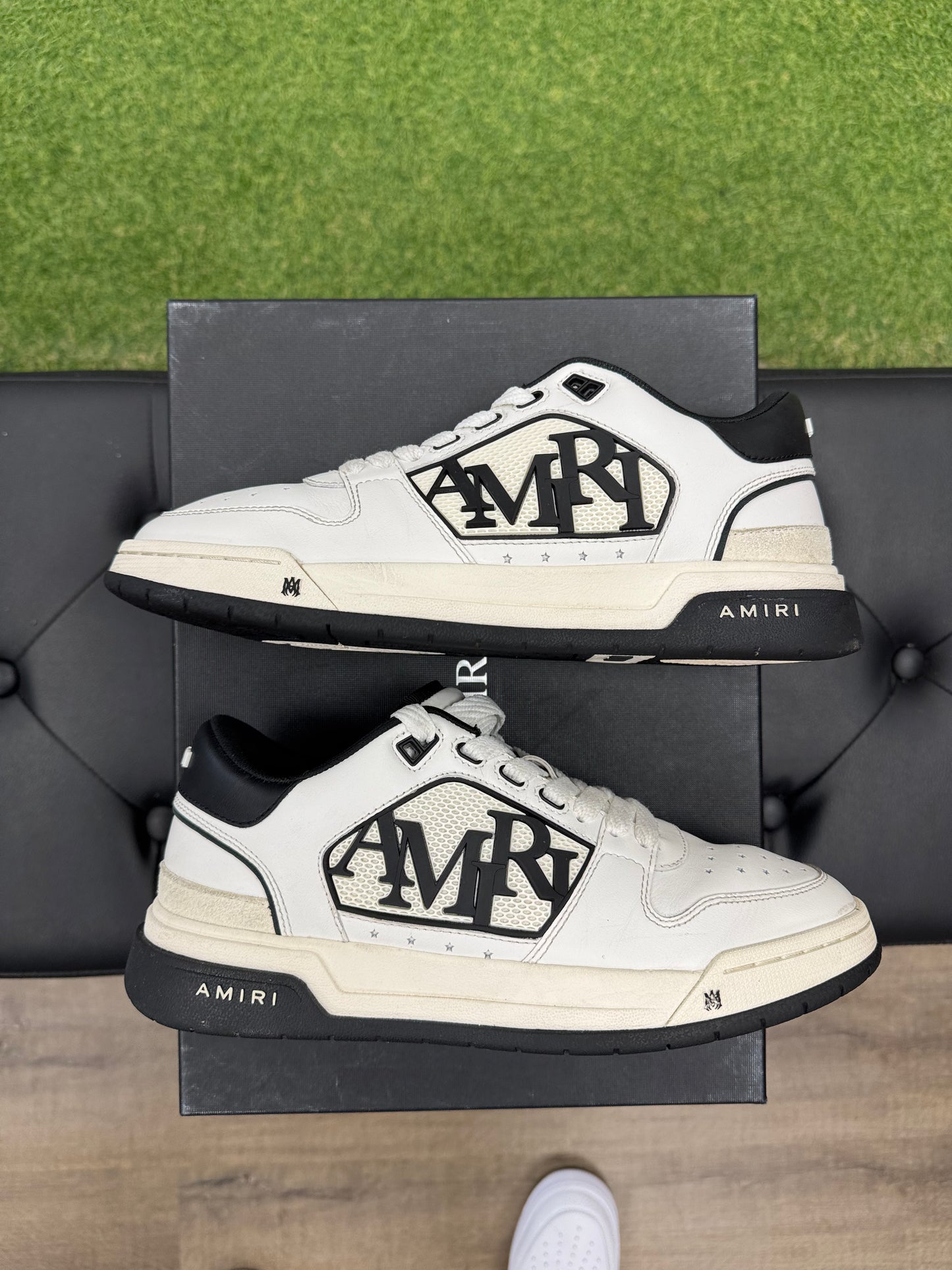 AMIRI Classic Low White Black - Size 8 (U)