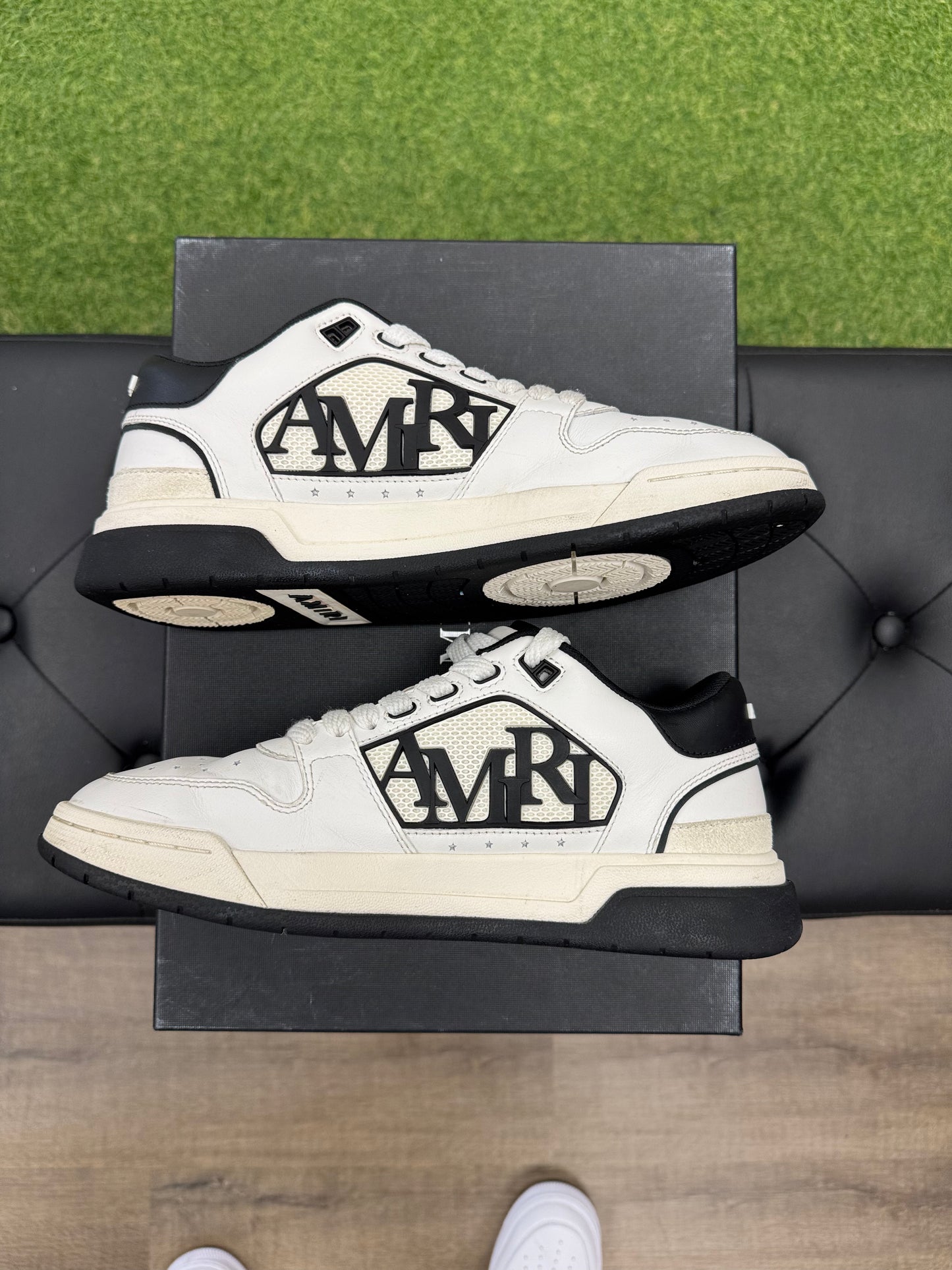 AMIRI Classic Low White Black - Size 8 (U)