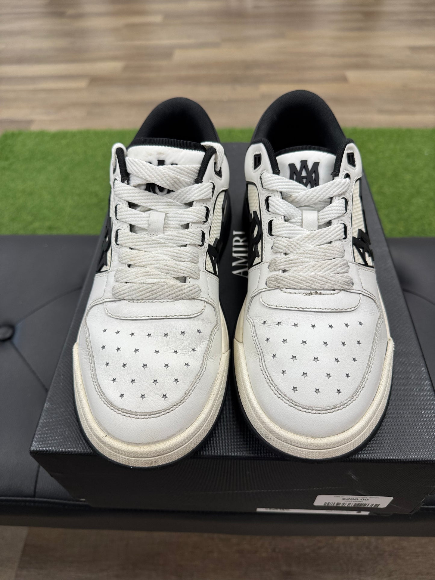 AMIRI Classic Low White Black - Size 8 (U)