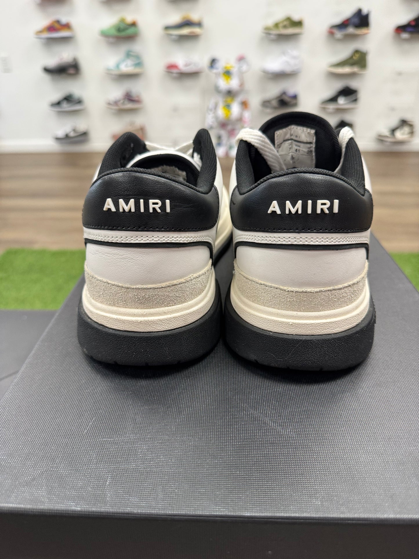 AMIRI Classic Low White Black - Size 8 (U)