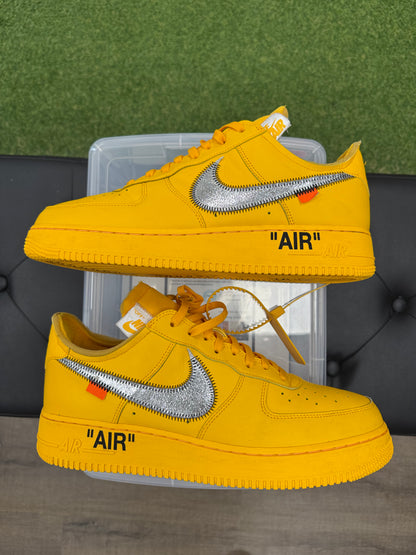 Nike Air Force 1 Low Off-White ICA University Gold - Size 12 (U)