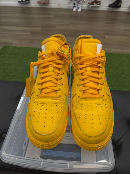 Nike Air Force 1 Low Off-White ICA University Gold - Size 12 (U)