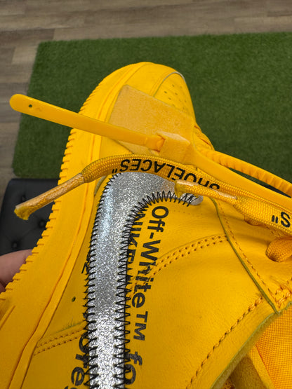 Nike Air Force 1 Low Off-White ICA University Gold - Size 12 (U)