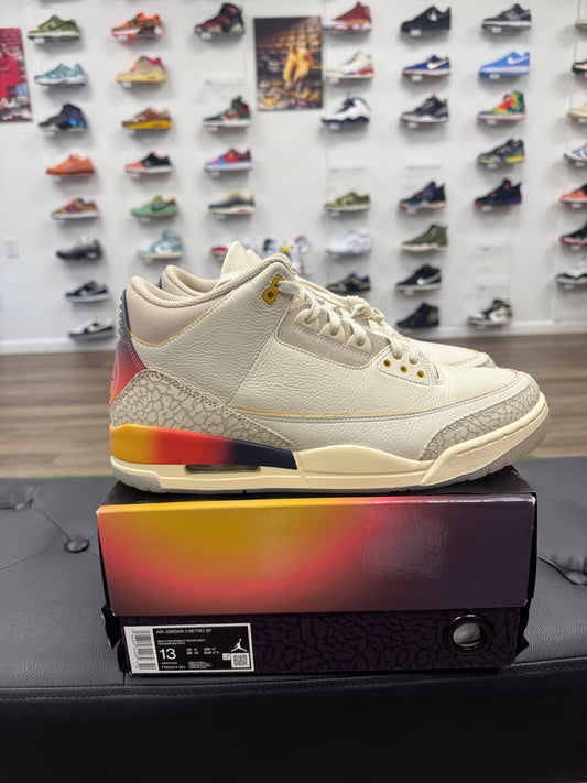 Jordan 3 Retro SP J Balvin Medellín Sunset- Size 13 (U)