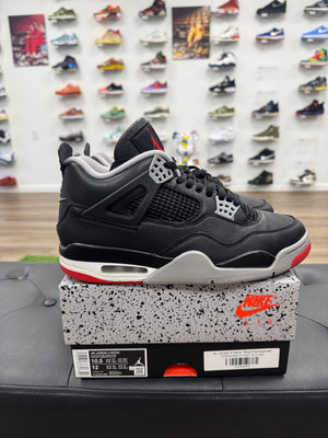 Jordan 4 Retro Bred Reimagined - Size 10.5 (U)