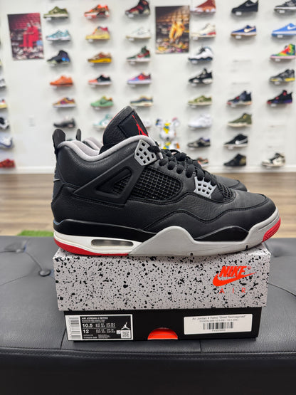 Jordan 4 Retro Bred Reimagined - Size 10.5 (U)