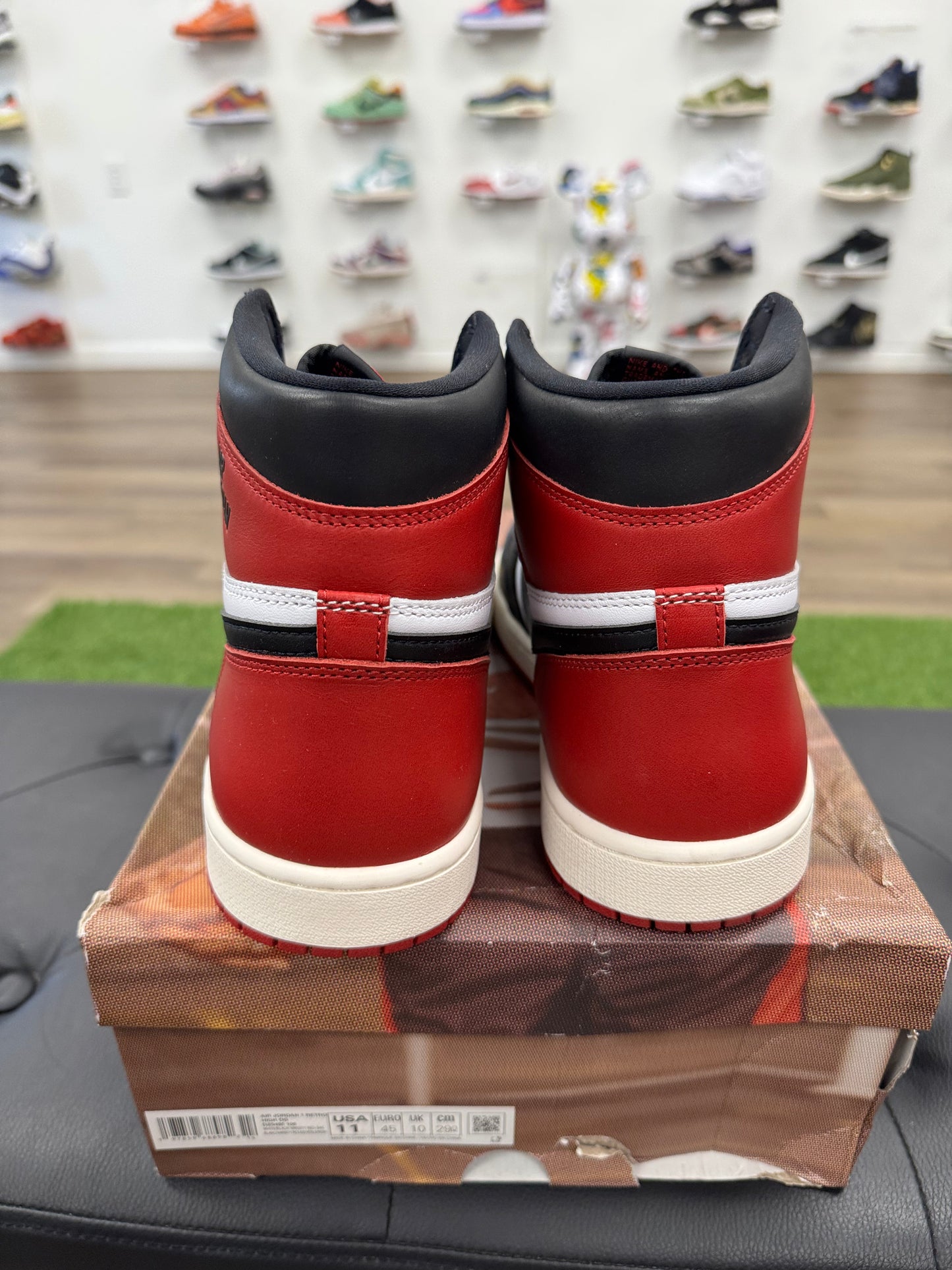 Jordan 1 Retro High OG Black Toe Reimagined - Size 11 (U)