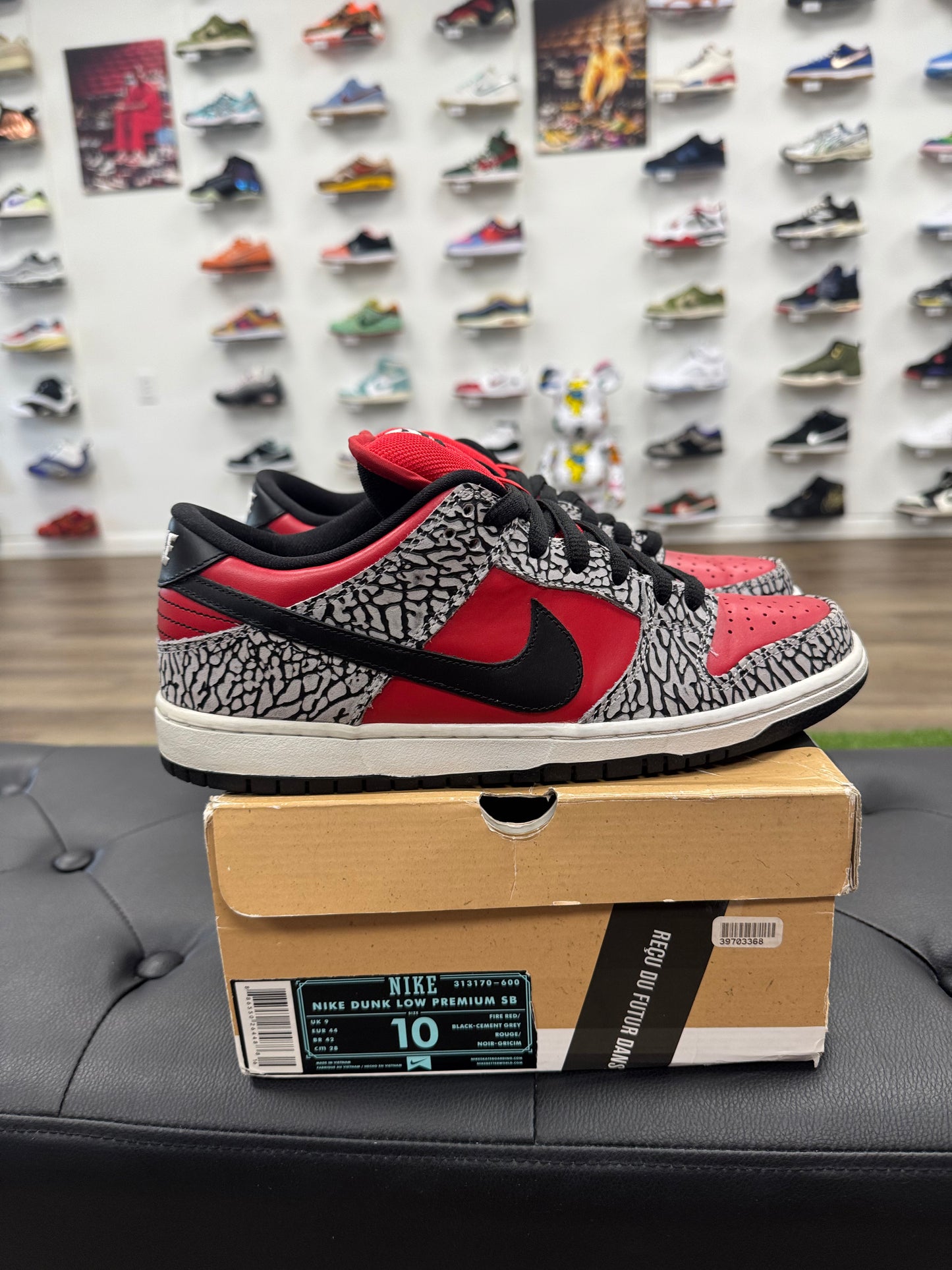 Nike SB Dunk Low Supreme Red Cement (2012) - Size 10 (U)