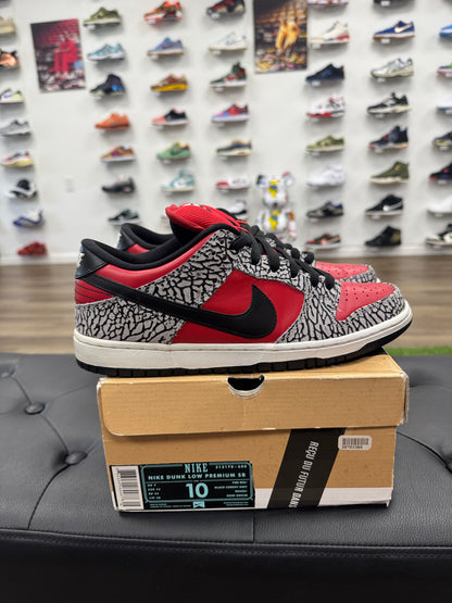 Nike SB Dunk Low Supreme Red Cement (2012) - Size 10 (U)