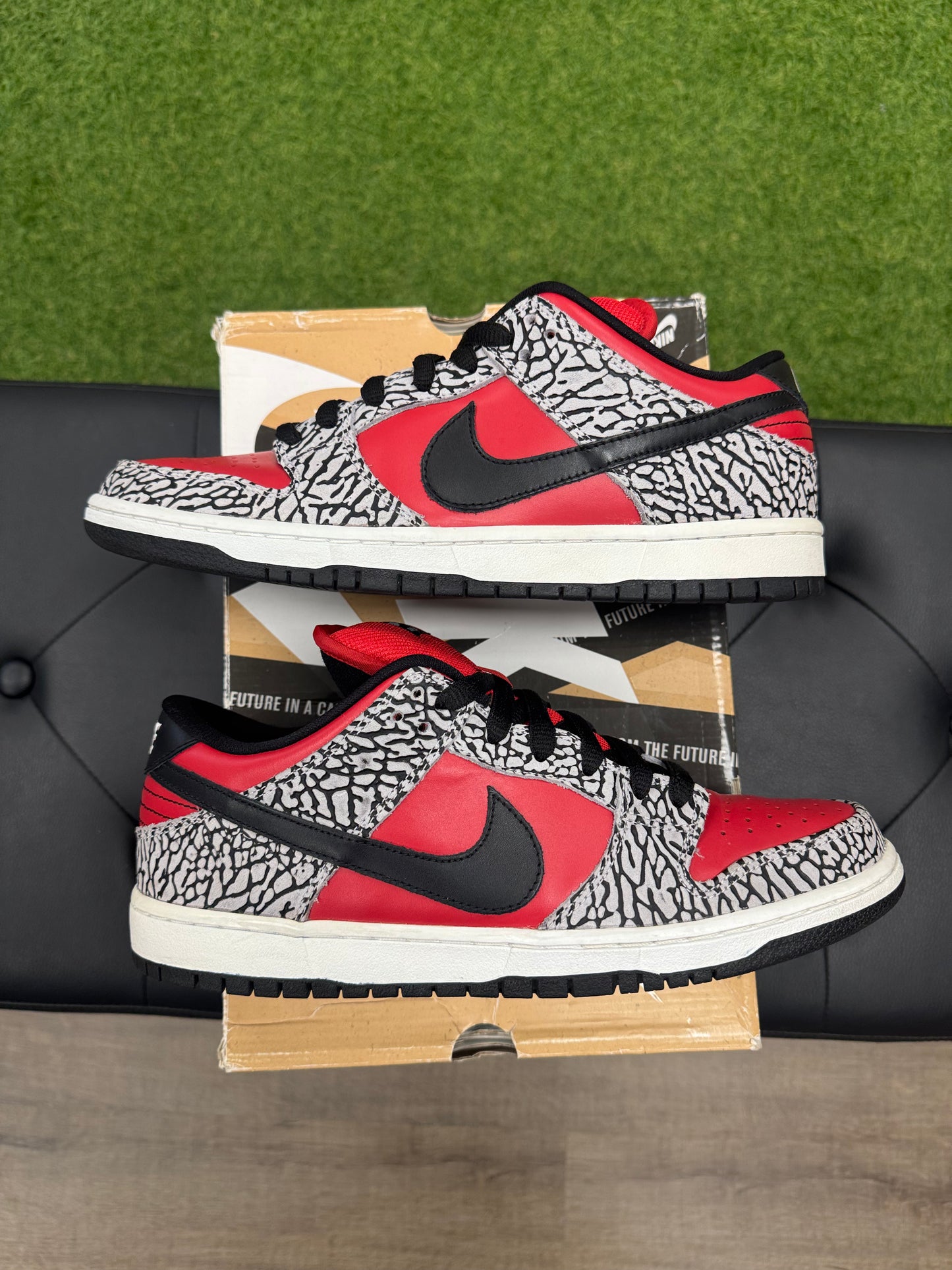 Nike SB Dunk Low Supreme Red Cement (2012) - Size 10 (U)