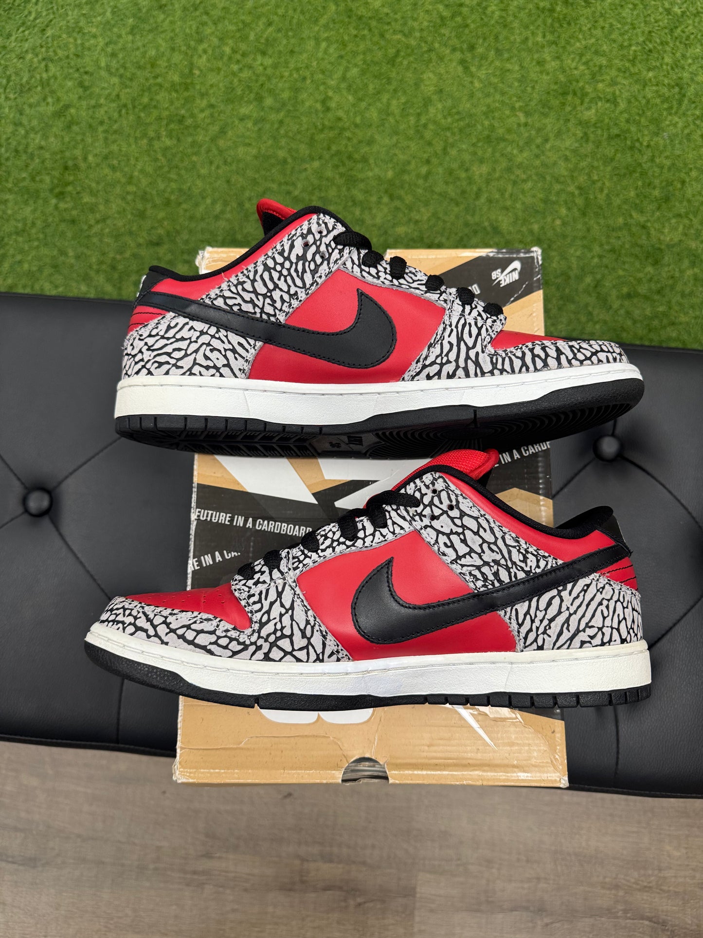 Nike SB Dunk Low Supreme Red Cement (2012) - Size 10 (U)