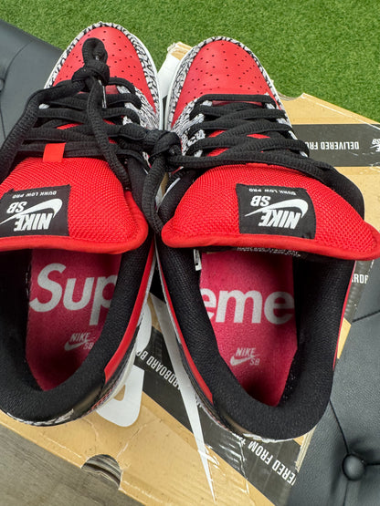 Nike SB Dunk Low Supreme Red Cement (2012) - Size 10 (U)